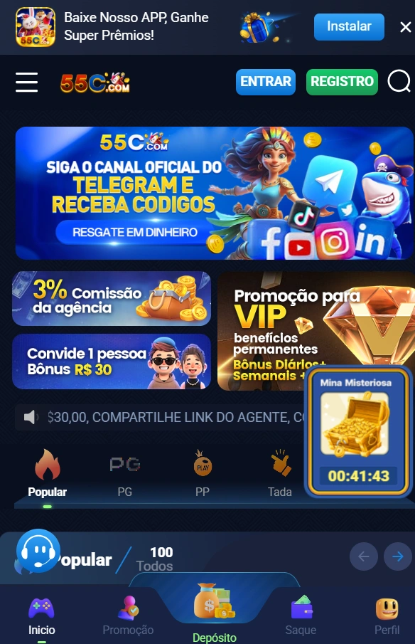 55c Cassino Online Brasil 2025 – Cassino com Pix Instantâneo, Bônus Exclusivos e Jackpots Milionários para Jogadores Brasileiros